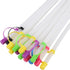 Bendable Straws with Straw Covers Cap - 11 inch Long Flexible Straws - Bendy Drinking Straws Reusable with Covers Cap Assorted Colors - 14 Pack...