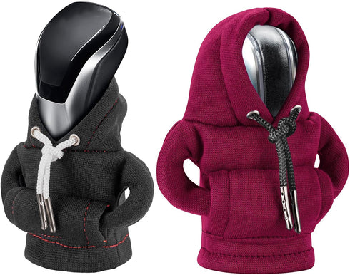 Gear Shift Hoodie Cover, Universal Shift Knob Hoodie, Mini Hoodie for Car Shifter, Automotive Interior Cute Gadgets, Car Accessories and Decoratio...