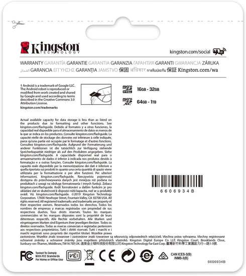Kingston 256GB Canvas Select Plus SDXC Card | Up to 100MB/s | Class 10 UHS-I U1 V30 | SDS2/256GB...