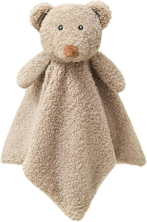 Baby Brown Teddy Bear Soft Stuffed Animal Security Blanket, Plush Bear Character Lovey Blanket, Baby Shower/Nursery Gift, Cuddly Newborn, Infant, ...