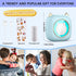Mini Printer Portable, Bluetooth Pocket Thermal Sticker Printer with 10 Rolls Thermal Paper and Sticker Mini Thermal Printer for iOS & Android Ink...