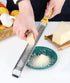 Ourokhome Kitchen Lemon Zester, Stainless Steel Hand Held Parmesan Cheese Grater for Ginger, Chocolate, Coconut, Lime, Nutmeg, Citrus, Fruit, Vege...