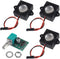 3pcs 3 Watt 8 Ohm Single Cavity Mini Speaker Full-Range Cavity Mobile Portable Advertising Machine Speaker (with Separating Interface)...