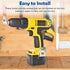 10PCS Belt Clips for Dewalt, Anglecai Drill Tool Clips Hook Kit 304 Stainless Steel Drill Belt Clips with Screws for Dewalt N268241 Fit for 20V Po...