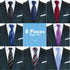 Geyoga 8 Pieces Zipper Tie for Men Pre tied Necktie Zip Tie for Men Boys...