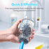 Electric Bottle Brush Set with Baby Bottle Brush, 2 Nipple Brush, Straw Brush and Extension Handle, Rechargeable Bottle Brush Cleaner, for New Bab...