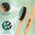 Bamboo Toothbrushes Soft Bristles- 10 Pack Eco-Friendly Toothbrush for Adult, BPA-Free Natural Biodegradable Compostable Charcoal Wooden Tooth Bru...