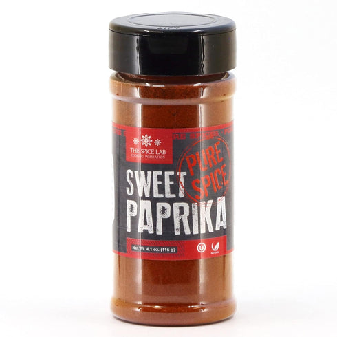 The Spice Lab Sweet Paprika Powder - High Color ASTA 120+ - 4.1 oz Shaker Jar – Premium Gourmet Spanish Paprika Vegan Approved All Natural Kosher ...