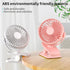 Portable Clip on Fan, 360° Rotate Battery Operated Stroller Fan, 3 Speed Quiet Mini Personal Desk Fan, USB Rechargeable Clooing Fan for Outdoor Ca...