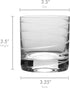 Mikasa Cheers Double Old Fashioned Glass, 12.75-Ounce, Set of 4...