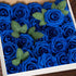 Artificial Flowers 25pcs Real Looking Royal Blue Foam Fake Roses with Stems for DIY Wedding Bouquets White Bridal Shower Centerpieces Arrangements...