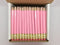 Half Pencils with Eraser - Golf, Classroom, Pew - Hexagon, Sharpened, 2 Pencil, Color - Pastel Pink, Box of 72 Golf Pocket Pencils TM...