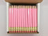 Half Pencils with Eraser - Golf, Classroom, Pew - Hexagon, Sharpened, 2 Pencil, Color - Pastel Pink, Box of 72 Golf Pocket Pencils TM...