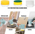 Electric Spin Scrubber, Folding Electric Cleaning Brush for Bathroom Rechargeable Shower Scrubber Power Scrubber Cordless with 3 Replaceable Clean...