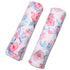Baby Car Seat Belt Covers, Floral Stroller Seat Strap Covers, Car Seat Straps Shoulder Pads for Girls Boys, Mink Seat Belt Protectors for Car Seat...