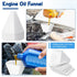 50 Pcs Disposable Paper Funnels for Motor Oil 10 Oz Large Engine Oil Funnel Single Use Paper Cone Funnel for Gas Car Oil Change Fluid Automotive U...