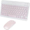 Bluetooth Wireless Keyboard and Mouse Combo,Ultra-Slim Ergonomic Small Rechargeable Bluetooth Keyboard Mouse Set for Apple iPad iPhone Samsung Tab...