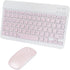 Bluetooth Wireless Keyboard and Mouse Combo,Ultra-Slim Ergonomic Small Rechargeable Bluetooth Keyboard Mouse Set for Apple iPad iPhone Samsung Tab...