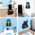 Self-Adhesive Wall Mount Phone Holder with Hooks Phone Stand Charging Holder for Smartphones Cellphone Bracket Phone Holder for Wall Home Office R...