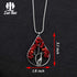 Zuo Bao Handmade Wire Wrapped Quartz Chips Tree Teardrop Pendant Necklace with Giraffe/Healing Jewelry Gift for Family (Garnet with Giraffe)...