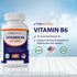 Vitamatic Vitamin B6 (Pyridoxine HCI), 25 mg 250 Vegetarian Tablets - Promotes Energy Production, boosts Metabolism and Immune Health Support...