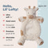 Bearington Lil' Lofty 13 Inch Giraffe Security Blanket for Babies - Giraffe Lovey - Giraffe Loveys for Babies...