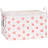 Sea Team Collapsible Canvas Fabric Storage Basket with Handles, Rectangle Waterproof Storage Bin, Box, Cube, Foldable Shelf Basket, Closet Organiz...