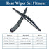 Rear Windshield Wiper Arm Blade Set for Nissan Rogue 2014-2022/Nissan Pathfinder 2013-2019/Nissan Rogue Sport 2017-2019 Back Window Wiper Arm Blad...