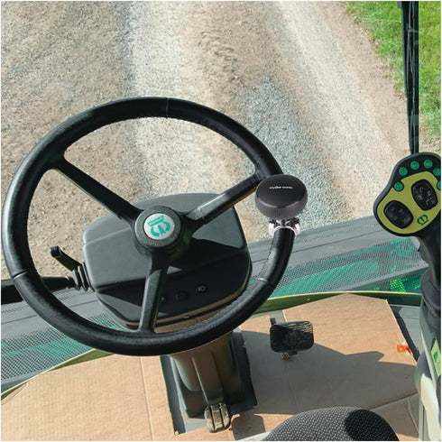 Hypersonic Steering Wheel Spinner Knob - Compatible with Standard Steering Wheels - Smooth Suicide Knob for Car, Tractor, Mower, Boat and Maneuver...