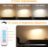 ORALUCE Clip on LED Desk Lamp Reading Light, 3 Modes 10 Brightness Dimmable Clip on Desk Light, Flexible Gooseneck Swing Arm Desk Lamp with Clamp ...