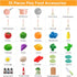 35Pcs Kids Kitchen Toy Accessories, Toddler Pretend Cooking Playset with Play Pots and Pans, Utensils Cookware Toys, Play Food Set, Toy Vegetables...