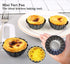 Egg Tart Molds 12PCS Tart Pan 2.6inch, Mini Carbon Steel Non Stick Tart Pans, Tart Molds For Baking (2.6 inch)...