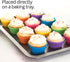 Silicone Baking Cups: Reusable Silicone Baking Cups, Non-Stick Muffin Liners, Cupcake Liner, Multicolor - 12 Pack...
