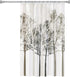 Splash Home Forest PEVA 4G Premium Plastic, Lightweight Liner with 12 Rustproof Metal Grommet Holes 70” x 72” Waterproof Shower Curtains for Bathr...