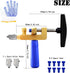 Tile Cutter Hand Tool, 2 in 1 Glass Tile Cutter Breaking Pliers, Manual Tile Cutter with 3 Tungsten Steel Blade, Mirror Cutting Tool for Home DIY ...