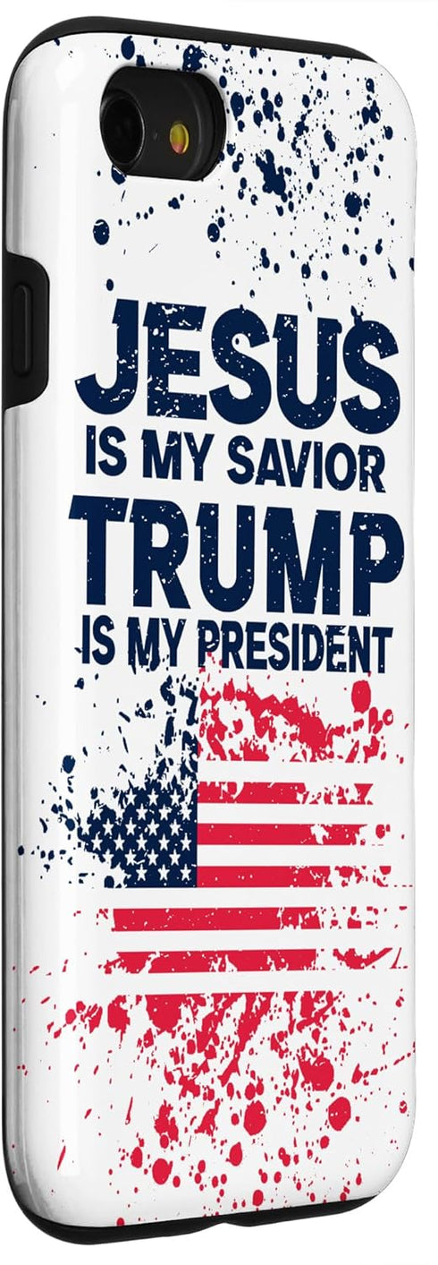 iPhone SE (2020) / 7 / 8 Trump Is My President phone case American Flag Trump 2020 Case...