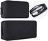 imComor Universal Electronics Accessories Case, 2-Pack Portable Soft Carrying Case Bag Wire Cable Organizer for Hard Drive, Power Adapter, Laptop ...