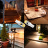 KAKEMONO T5 T10 Wedge Base LED Bulb 2W AC10-18V/ DC10-30V 2700K Warm White for 12V Low Voltage Landscape Path Deck RV Camper Lights, 10 Pack...
