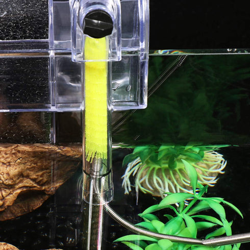 Stainless Flexible Cleaning Brush Double Ended Canister Filter Tube Hose Pipe Clean for Fish Tank Aquarium (Yellow)...