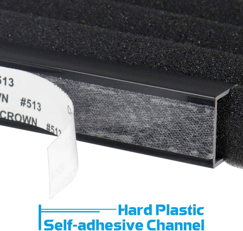 Air Jade Window Air Conditioner Side Panels, AC Side Insulated Foam Panels, 17" x 9" x 7/8", Window Insulation and Seal Kit, Pack of 2, Black...