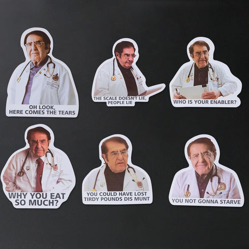 6 Pcs Doctor Phrase Magnets, Cute Meme Quote Funny Fridge Magnets for Home Kitchen Office, Adults Inspirational Refrigerator Magnets for Diet Cont...