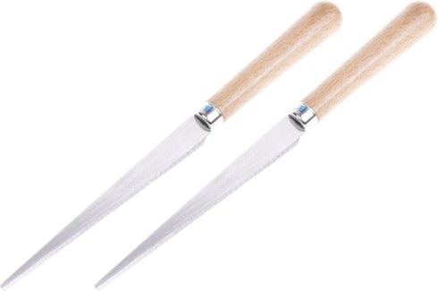 BCP 2pcs Wooden Handle Craft Art Tools Fettling Knife for Pottery/Sculpting/Ceramic/Polymer Clay Carving Modeling...