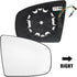 uxcell Car Right Passenger Side Heated Mirror Glass Replacement W/Backing Plate for BMW X5 2007-2011 for BMW X6 2008-2011 No.51167174980/511672981...