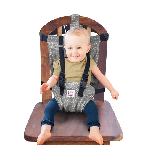 Harness Seat for Baby High Chair - Safety Harness Chair Accessory for Baby Feeding - Must Have for Travel Essentials (Grey)...