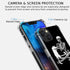 Cat and Skull Case Compatible with iPhone 15 Plus, Hippie Trippy Creepy Skull and Kitten Case for iPhone 15 Plus, Trendy Cool TPU Bumper Phone Cas...