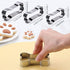 Set of 6?3 Packs Silicone Molds Puppy Dog Paw & Bone Shaped and 3 Packs Stainless Steel Dog Bone Cookie Cutters,for Homemade Treats?Paw?Ice?Candy ...