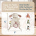 Itzy Ritzy - Bitzy Crinkle Sensory Toy Bunny with Crinkle Sound for Babies & Toddlers - Features Soft Braided Teething Ring & Textured Ribbons, De...