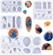 Island Resin Pendant Molds, (4 Pack) Ocean Themed Style Silicone Epoxy Molds for DIY Jewelry Pendant Necklace Keychain Jewel and Resin Crafts...