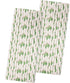 Cactus Themed Paper Straws - Green White Succulents - 50 Pack...