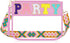 Chenille Letter Clear Travel Zipper Pouch, Preppy Makeup Bag with Removable Shoulder Strap Clear Cosmetic Toiletry Bag, Water-proof Makeup Travel ...